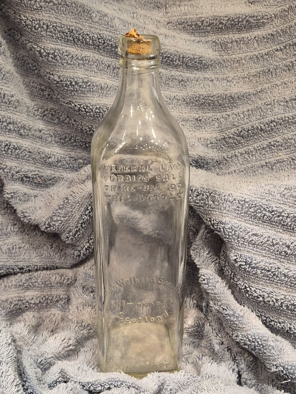 Vintage John Walker & Sons Bottle